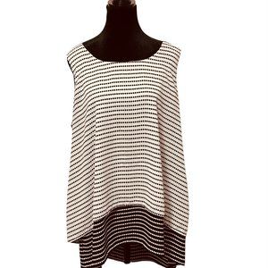 Alfani B&W two layer tank top Sz XL